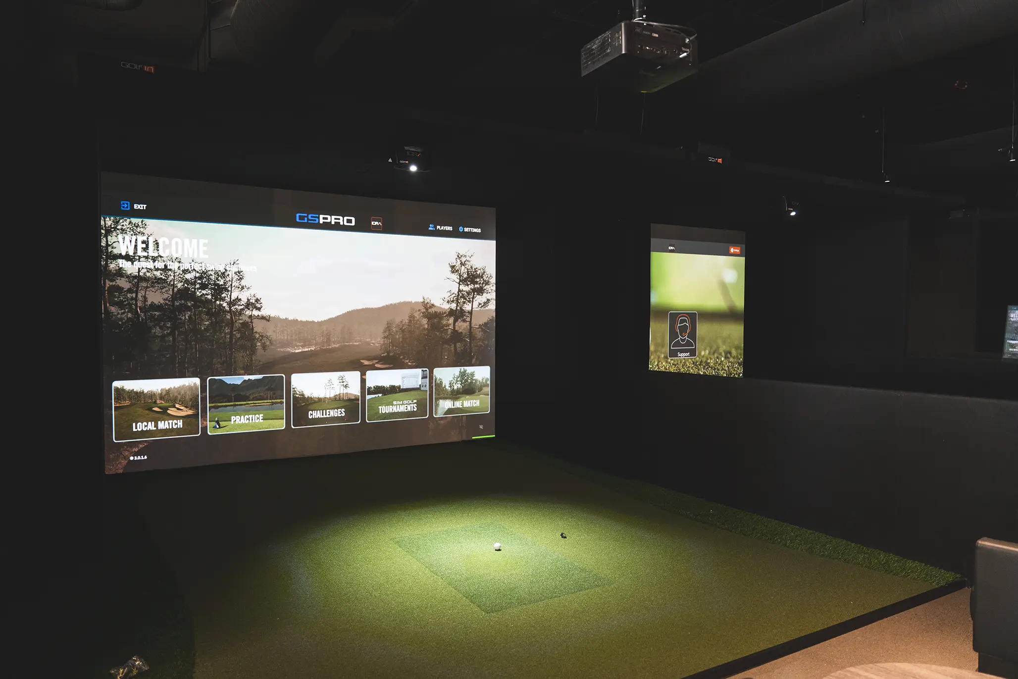 Golf intérieur, Café, Lounge, Zone VIP - Le Clubhouse - Quebec